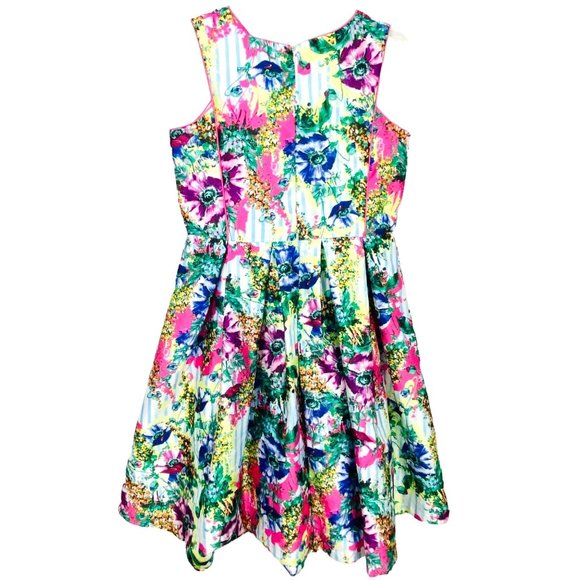 Pippa & Julie Big Girls Floral Occasion Dress - Size 16 - Picture 3 of 6